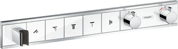 Duschsystem Hansgrohe Rain Select verchromt-weiss image number 0