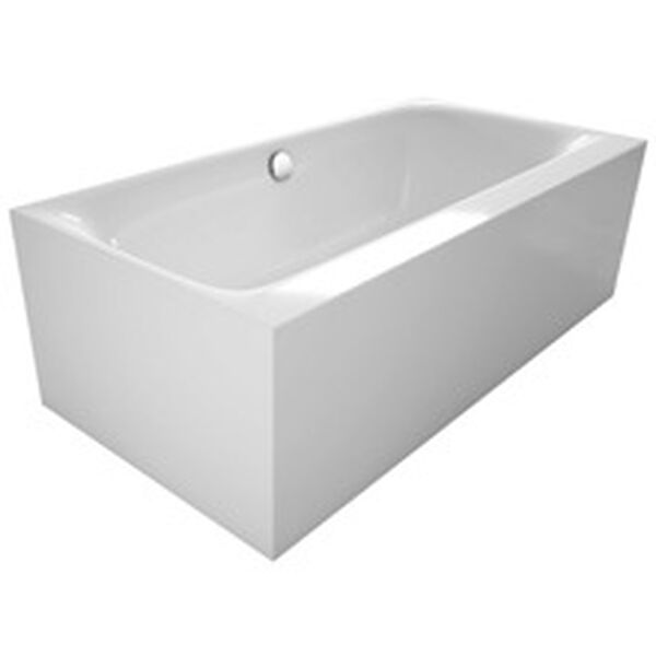 Badewanne Schmidlin Viva Shape, freistehend weiss Cleaneffekt image number 0