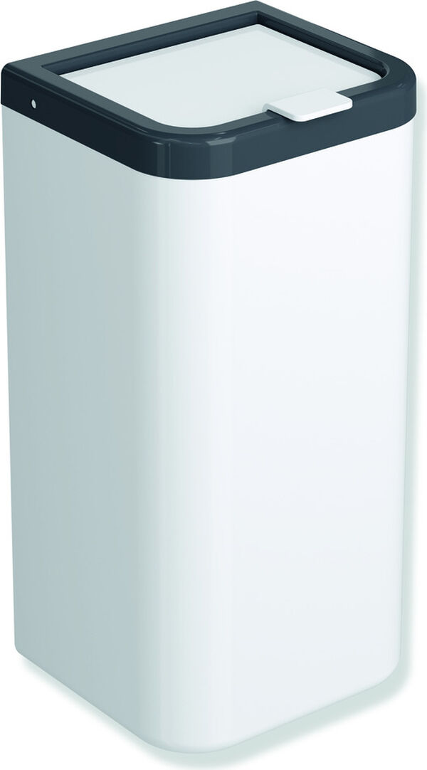 Distributeur desachets hygi&egrave;nique Hewi 477 Blanc signalisation El&eacute;ment de cadre gris anthracite image number 0