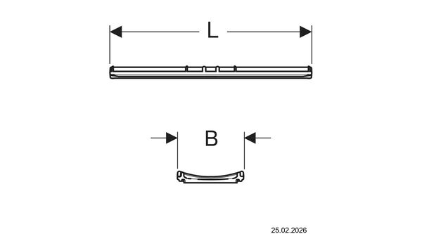 Verbindungsst&uuml;ck f&uuml;r Duschrinne Geberit CleanLine30 image number 1