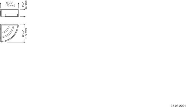 Corbeille de douche Hewi System 900 Noir mat image number 1