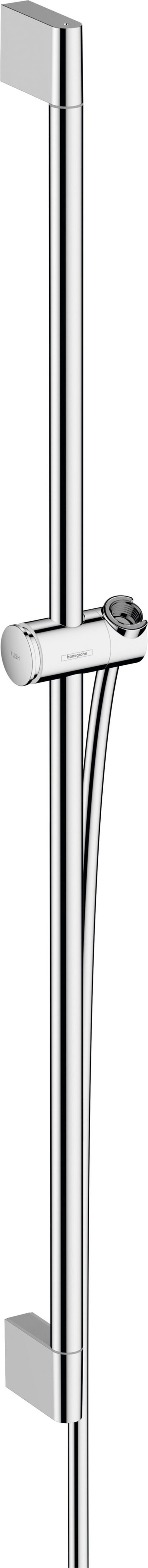 Asta saliscendi Hansgrohe Unica, 900 mm, supporto per doccia con cursore Push, 45&deg; regolabile, tub image number 0