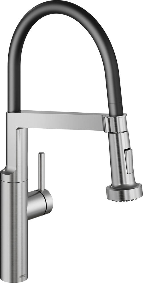 Miscelatore monocomando per lavello KWC Bistro E Acciaio inossidabile spazzolato