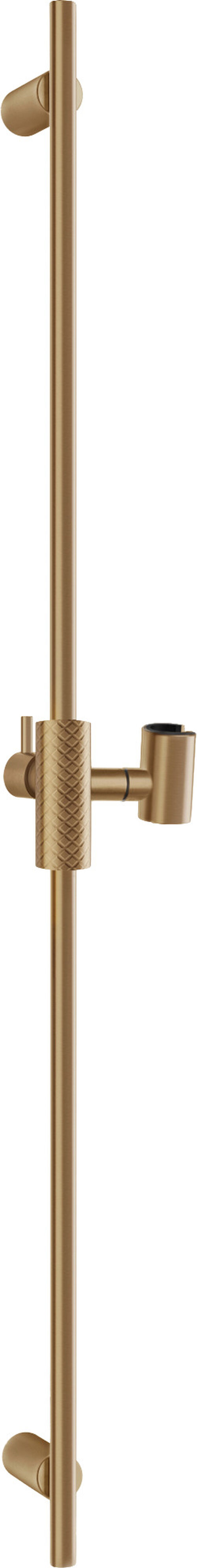 Glissi&egrave;re de douche Gessi Habito Warm bronze brushed PVD Intreccio