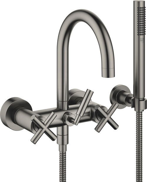 Batterie de bain Dornbracht Tara. &frac12;" Dark platine mat