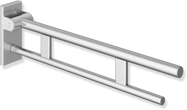 Corrimano ribaltabile mobile Hewi 900 Duo, s 90 cm, &Oslash; 33,7 mm, piastra di montaggio Design A, senz image number 0