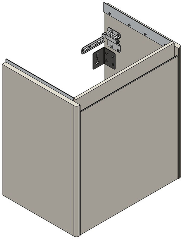 Meuble sous-lavabo Alterna pro S Abano esh anthrazit image number 0