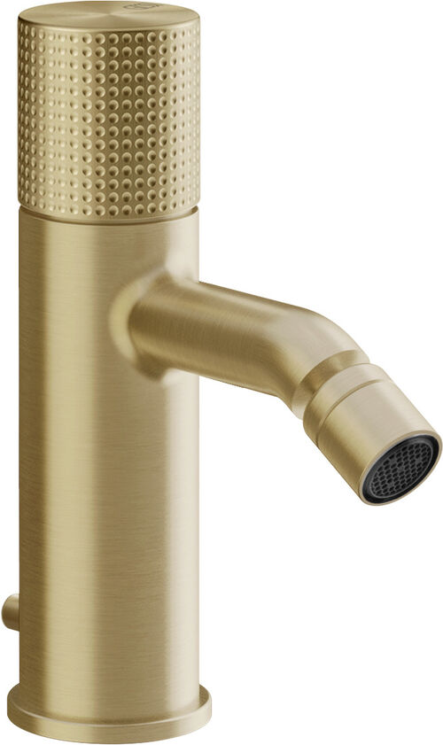 M&eacute;langeur de bidet Gessi Habito Brushed brass Cesello