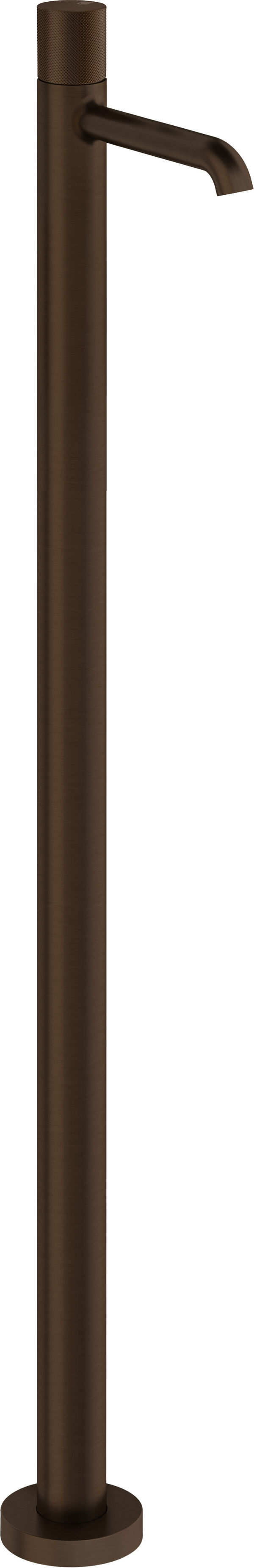 Partie apparente mitigeur de lavabo au sol Gessi Habito Dark bronze Diamantato image number 0