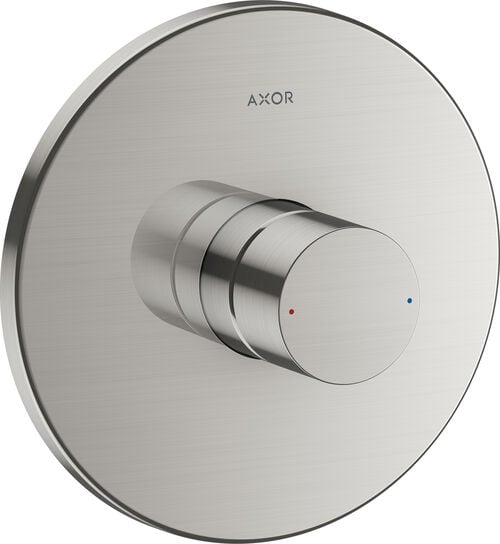 M&eacute;langeur de douche-set de montage final Axor Uno Zero Couleur acier inoxydable