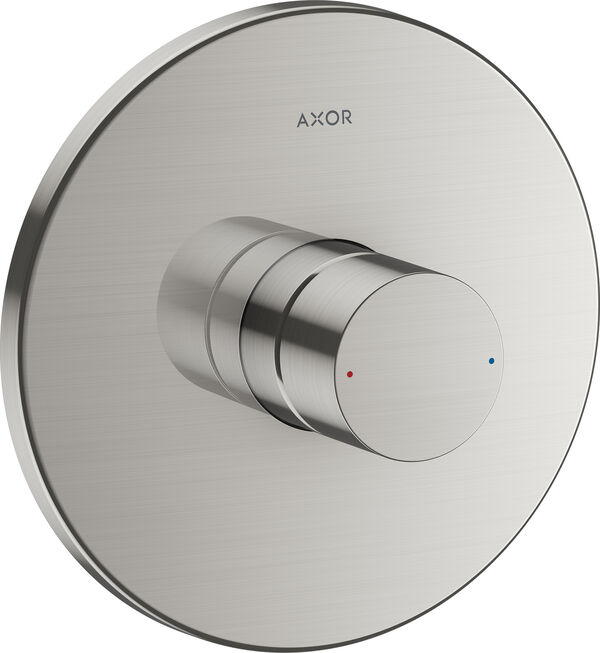 M&eacute;langeur de douche-set de montage final Axor Uno Zero Couleur acier inoxydable image number 0