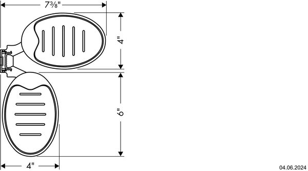 Jattes à savon Hansgrohe Raindance Cassetta image number 1