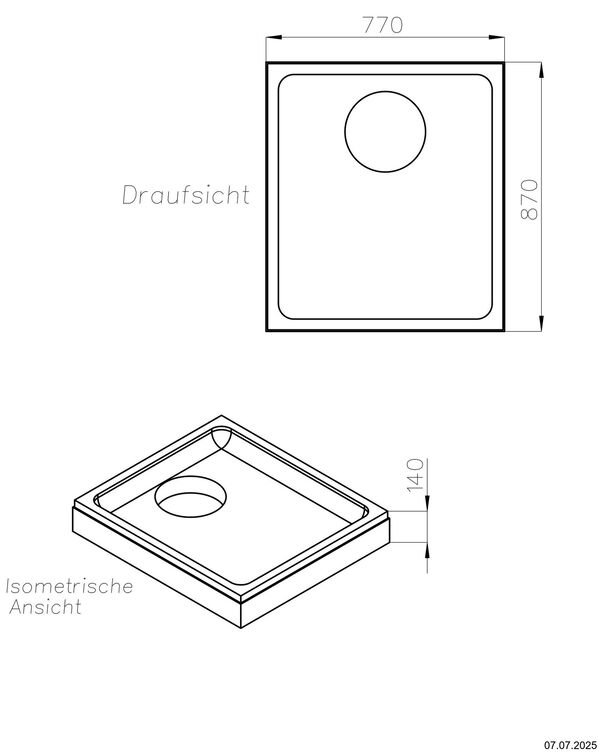 Duschenwannentr&auml;ger Alterna loa image number 1
