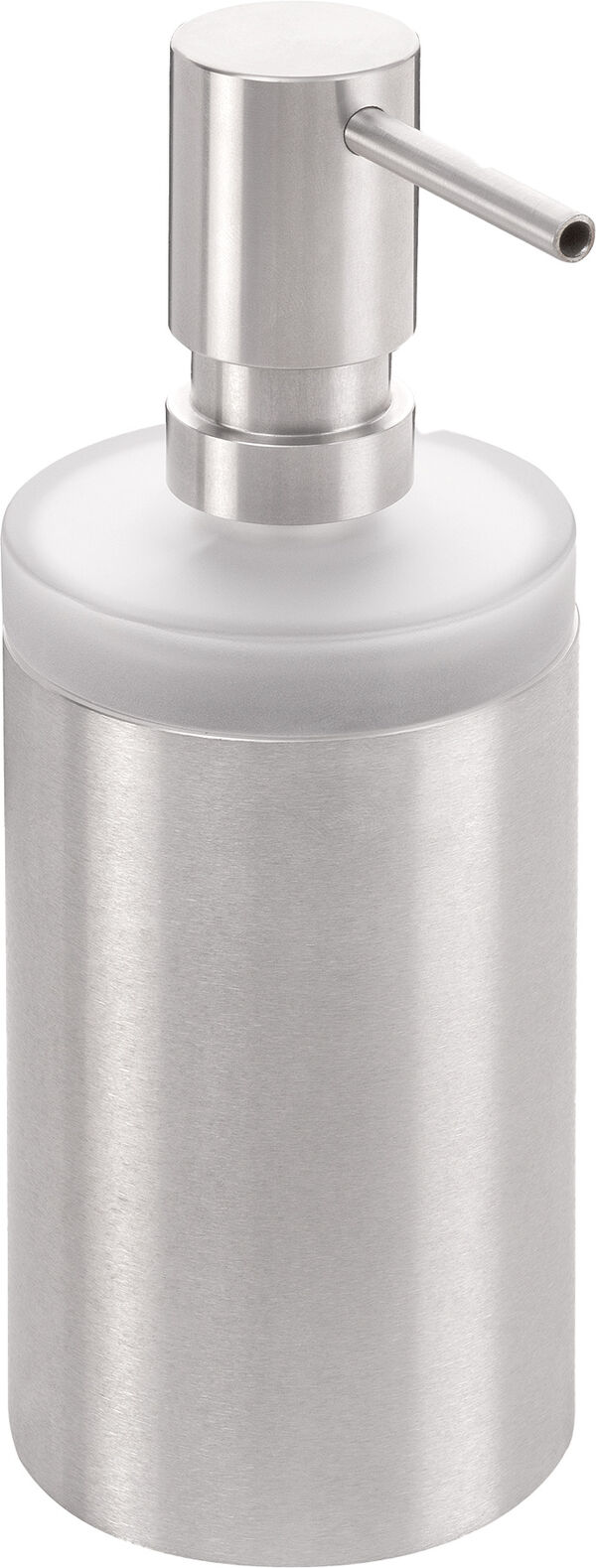 Seifenspender Hewi System 162 Edelstahl matt Seifenspender Glas satiniert image number 0