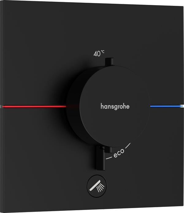 Duschsystem Hansgrohe Shower Select Comfort E Schwarz matt image number 0