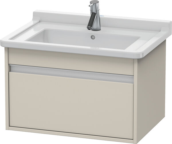 Meuble sous-lavabo Ketho Taupe image number 0
