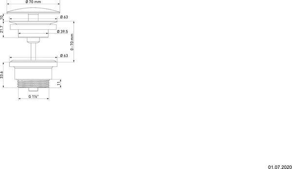 Schaftventil 1&frac14;" Weiss image number 1