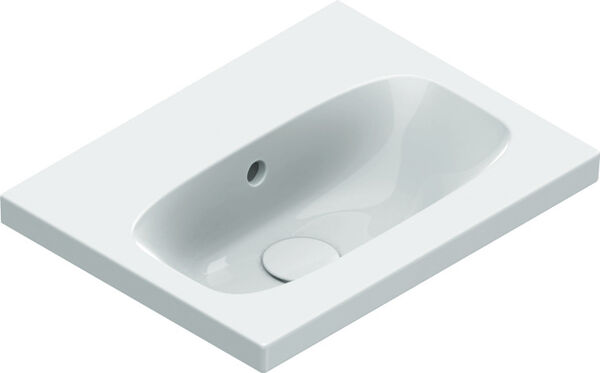 Wandbecken Alterna dinea 45 x 35 cm Weiss Cleaneffekt image number 0