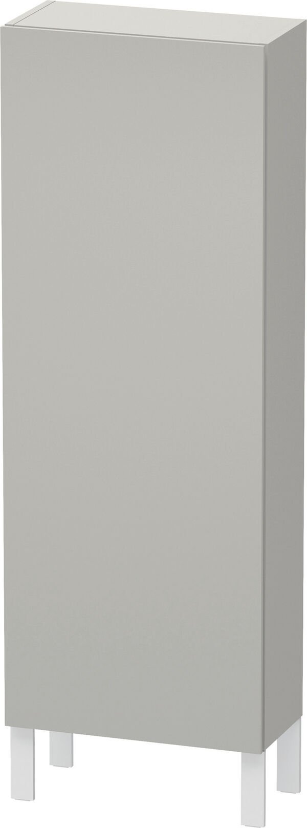 Armadietto laterale L-Cube, laminato, larghezza 50 cm, altezza 132 cm, profondit&agrave; 24,3 cm, 1 porta image number 0