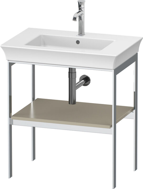 Console m&eacute;tallique Duravit White Tulip Taupe mat image number 0