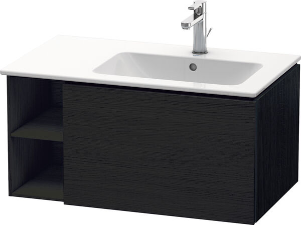 Meuble sous-lavabo Duravit L-Cube Ch&ecirc;ne noir image number 0