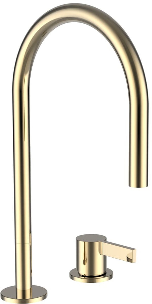 Zweilochbatterie Laufen Kartell, Schwenkauslauf, A 166 mm, ohne Ablaufventil image number 0