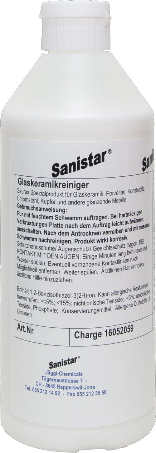 Detergente per vetroceramica Sanistar