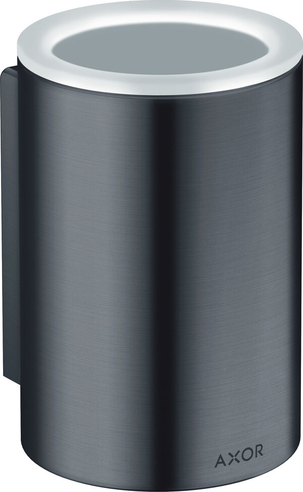 Zahnbecher Axor Universal Circular Brushed black chrome image number 0