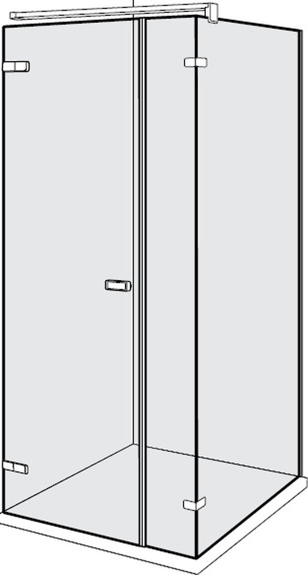 Pendelt&uuml;re Alterna lin.3 Finox Echtglas klar CareTec Pro image number 0