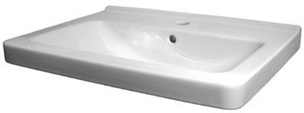 Lavabo Alterna cubito, 65 x 48,5 cm, con foro per rubinetteria, con troppopieno image number 0