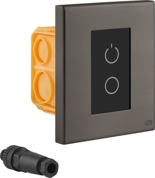 Farbwahltaster Gessi Black metal brushed