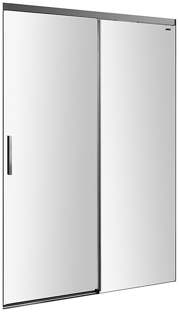 Gleittüre Duscholux Bella Vita 3 Plus silber hochglanzeloxiert Echtglas klar CareTec Pro image number 0