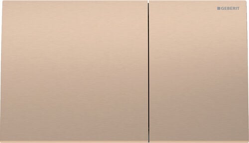 Bet&auml;tigungsplatte Geberit Sigma70 square Rotgold