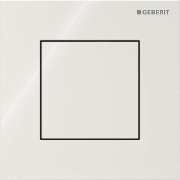 Commande urinoir Geberit HyTouch Typ40 square Gris sable Verre image number 0