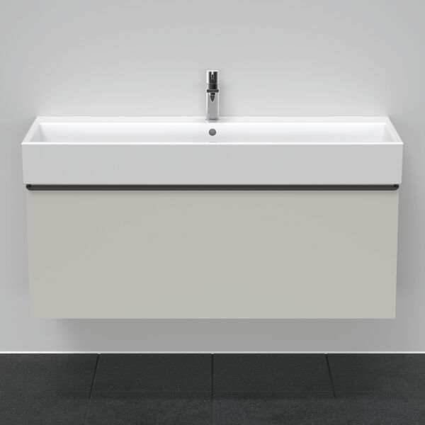 Armadio sottolavabo Duravit D-Neo grigio cemento opaco image number 2