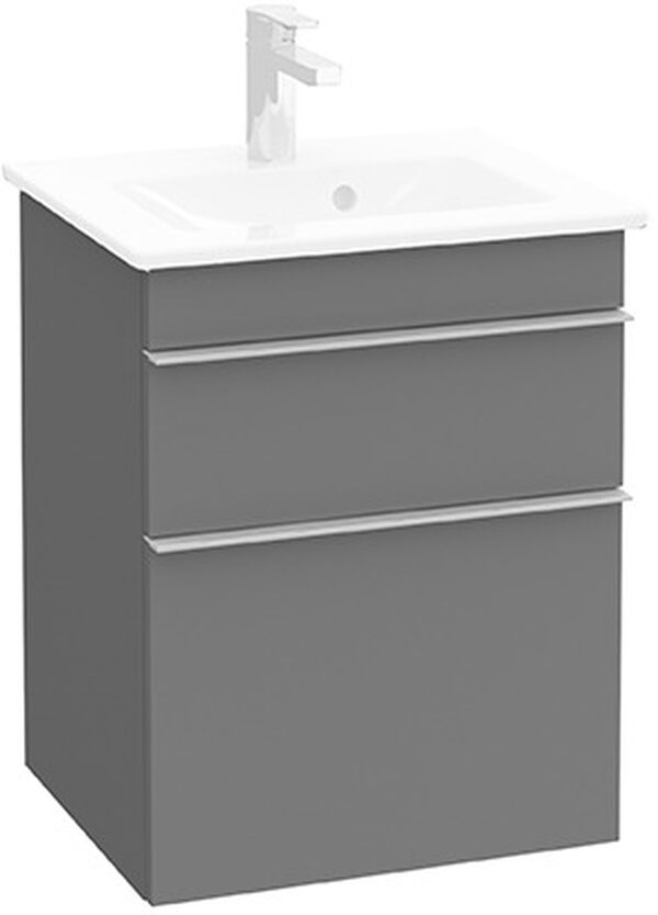 Armadio sottolavabo Venticello, larghezza 46,6 cm, altezza 59 cm, profondità 42,6 cm, 2 cassetti, image number 0