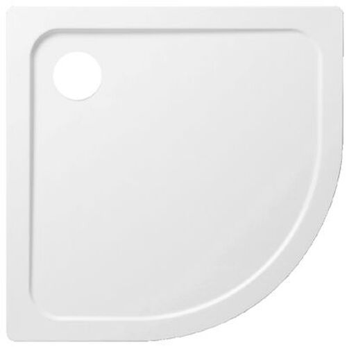 Receveur de douche d'angle Kaldewei Arrondo 100 x 100 cm Blanc Fond antid&eacute;rapant Antislip