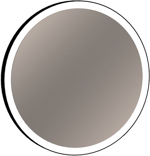 Specchio con illuminazione Laufen Yva Nero opaco