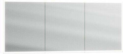 Armoire de toilette Alterna luuna LED plus avec &eacute;clairage inf&eacute;rieur/sup&eacute;rieur Bianco alaska Couleur de lumi&egrave;re r&eacute;glable en continu 2700-6500 K