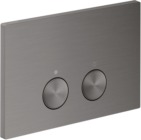 Plaque de d&eacute;clenchement Axor FlushPlate Brushed black chrome image number 0
