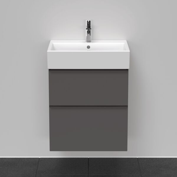 Meuble sous-lavabo Duravit D-Neo Graphite mat image number 2