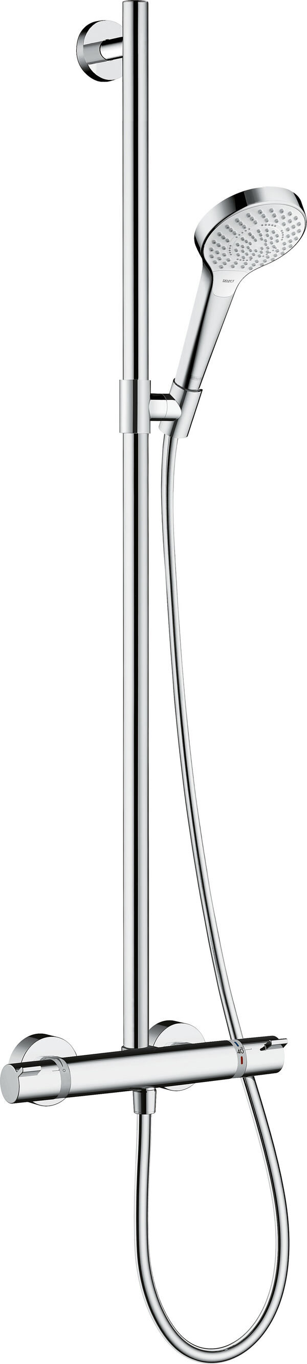 Semipipe Hansgrohe Croma Select S Multi verchromt image number 0