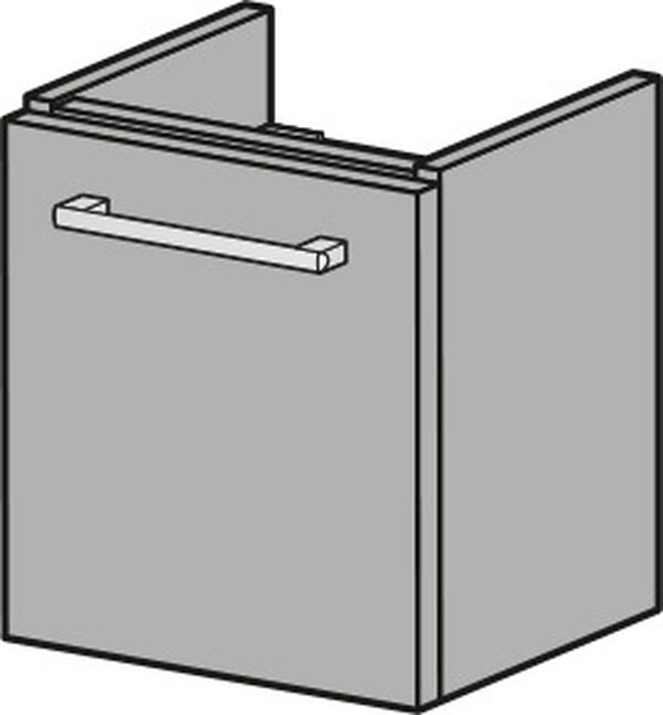Meuble sous-lavabo Alterna pro S chêne Sherman anthracite image number 0