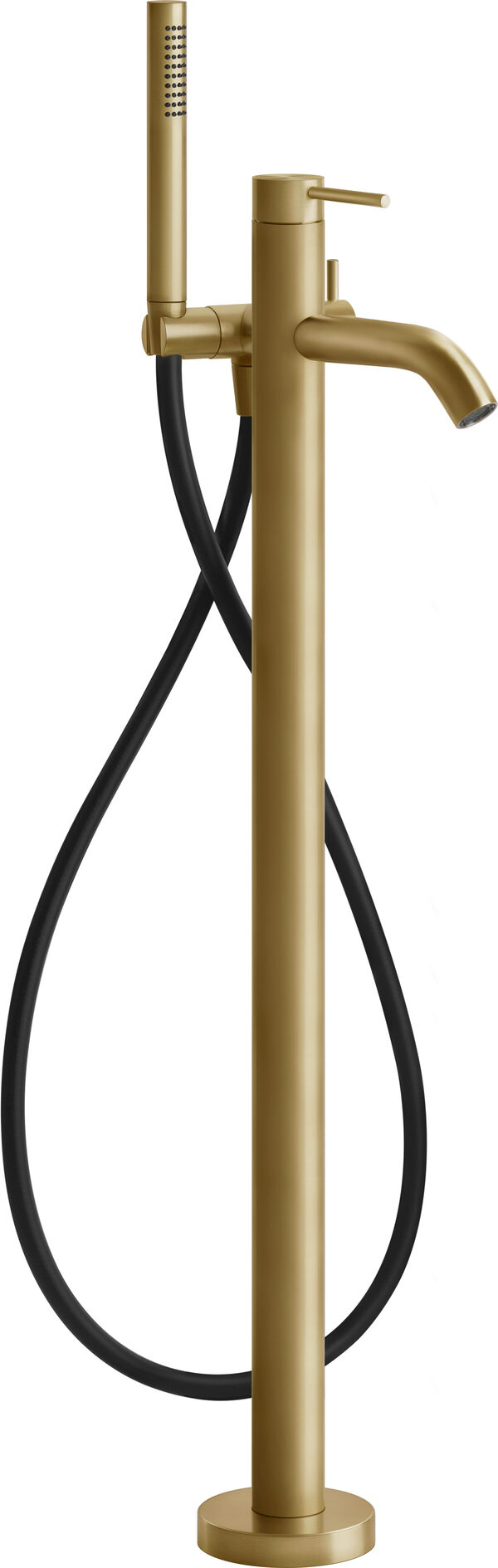 Bademischer Gessi 316, &frac12;" - Standmodell Brushed brass Flessa image number 0