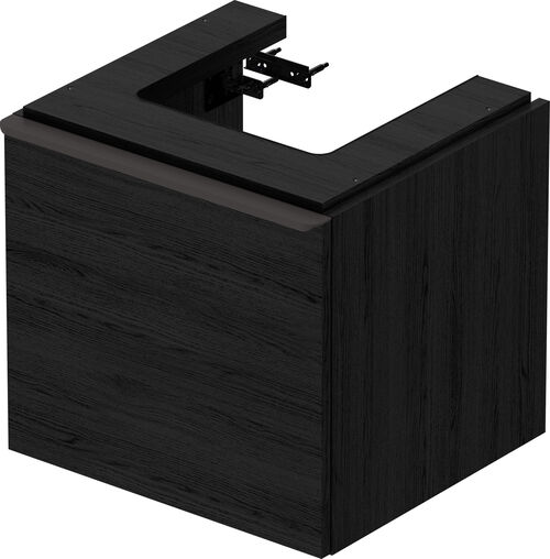 Armadio sottolavabo Duravit D-Neo rovere nero