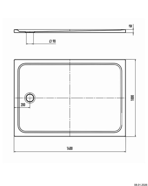 Duschwanne Kaldewei Cayonoplan Weiss Gleitschutz Invisible Grip image number 3