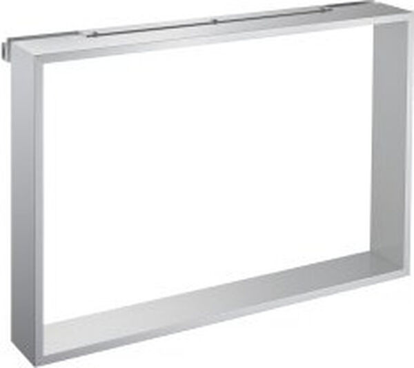 Duschablage Neoperl quer, Höhe 400 mm, Breite 600 mm, Tiefe 85 mm, zur Glasbefestigung mit image number 0