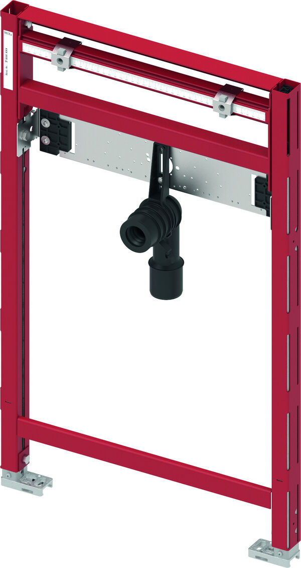 Waschtischelement Tece Profil Höhe 82 - 98 cm, Breite 50 cm Montagerahmen Füsse verstellbar image number 0