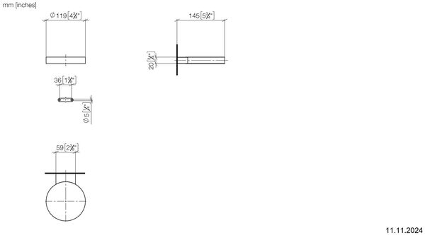 Seifenhalter Dornbracht Meta platin matt image number 1