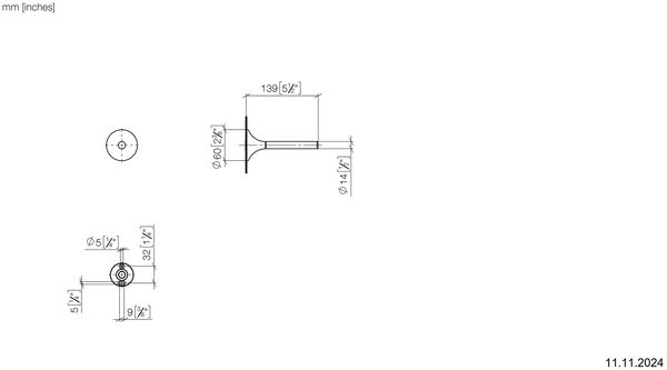 Reserverollenhalter Dornbracht Vaia Dark Platinum matt image number 1
